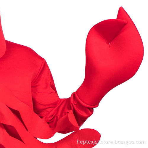 Cosplay Kostüm für Männer Lustige rote Robster Kleidung